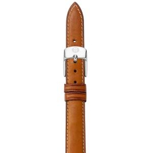 NEW Michele 14mm Saddle Calfskin Leather Strap